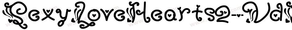 SexyLoveHearts2-VdRl字体转换