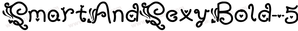 SmartAndSexyBold-53yV字体转换