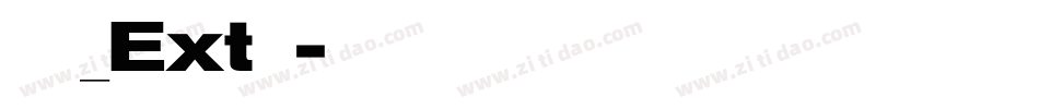 宋体镜像字_Ext转换器字体转换