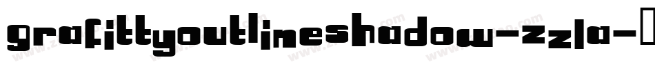Grafittyoutlineshadow-zZLa字体转换