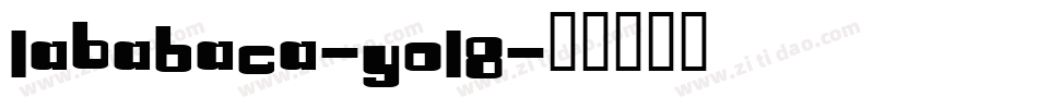 LaBabaca-YoL8字体转换