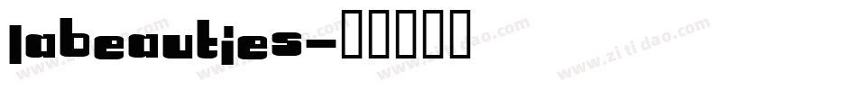 LaBeauties字体转换