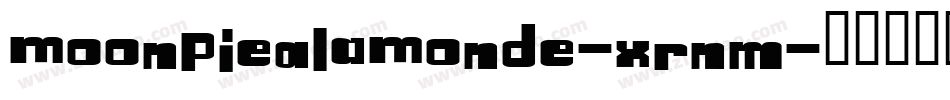 MoonpieALaMonde-xRnm字体转换