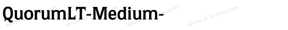 QuorumLT-Medium字体转换