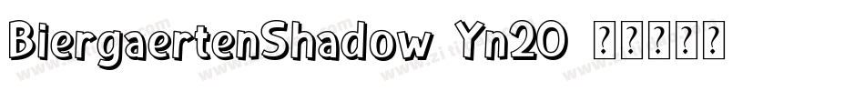 BiergaertenShadow-Yn2O字体转换