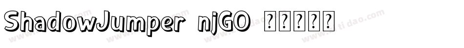 ShadowJumper-njGO字体转换