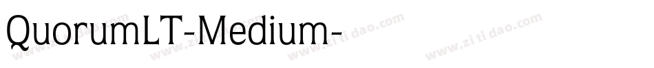 QuorumLT-Medium字体转换