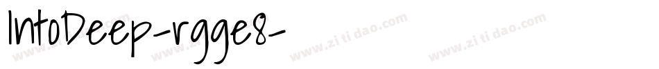 IntoDeep-rgge8字体转换