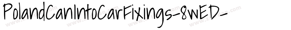 PolandCanIntoCarFixings-8wED字体转换