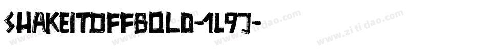 ShakeItOffBold-1L9j字体转换