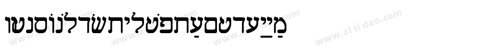 BensonOldStyleOpti-Medium字体转换