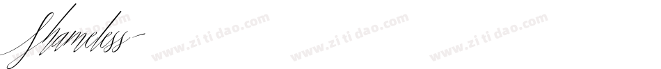 Shameless字体转换