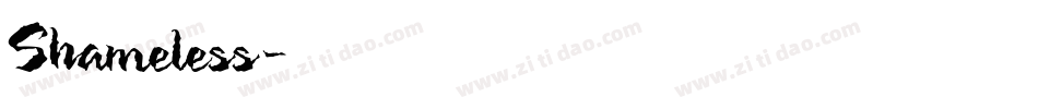 Shameless字体转换