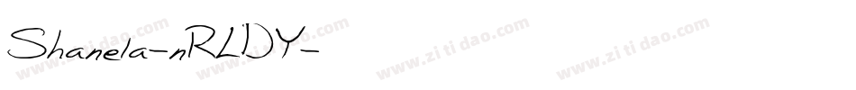 Shanela-nRLDY字体转换