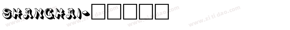 shanghai字体转换