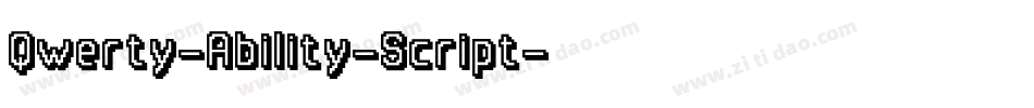 Qwerty-Ability-Script字体转换