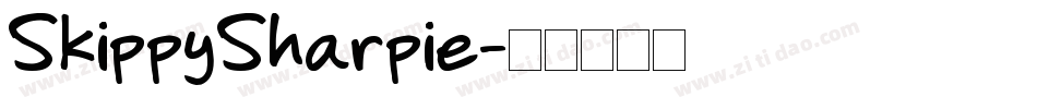 SkippySharpie字体转换