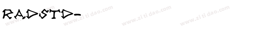 RadStd字体转换