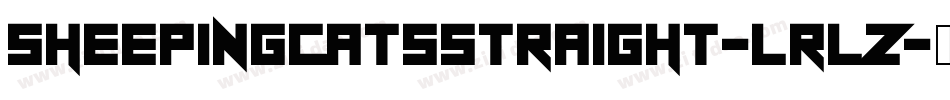 SheepingCatsStraight-lrlZ字体转换