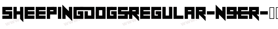 SheepingDogsRegular-n9ER字体转换