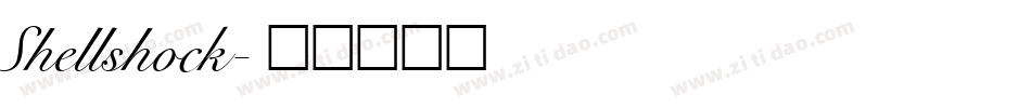 Shellshock字体转换