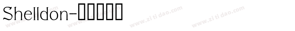 Shelldon字体转换