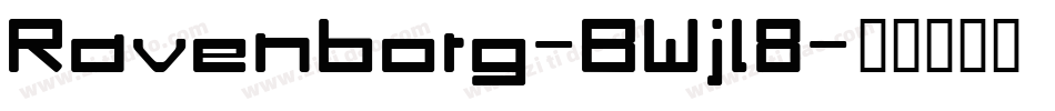 Ravenborg-BWjl8字体转换