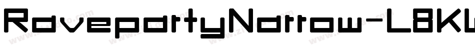RavepartyNarrow-L8KW字体转换