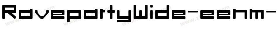 RavepartyWide-eenm字体转换
