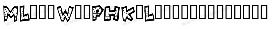 MLingWaiPHK-Light手机版字体转换