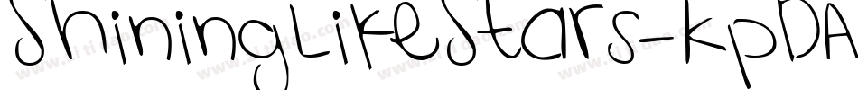 ShiningLikeStars-KpDA字体转换