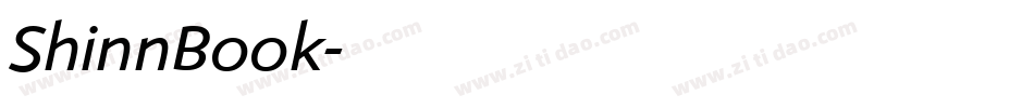 ShinnBook字体转换