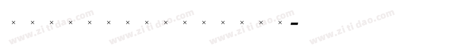 ShinnBookItalic字体转换