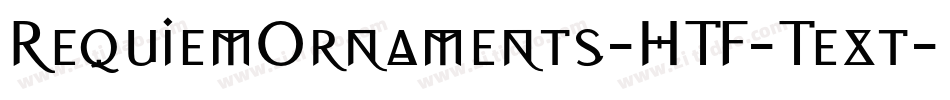 RequiemOrnaments-HTF-Text字体转换