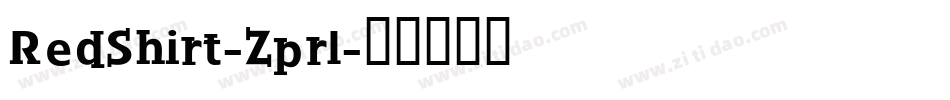 RedShirt-Zprl字体转换