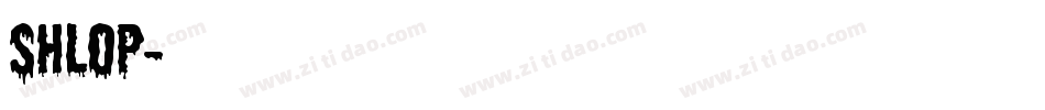 SHLOP字体转换