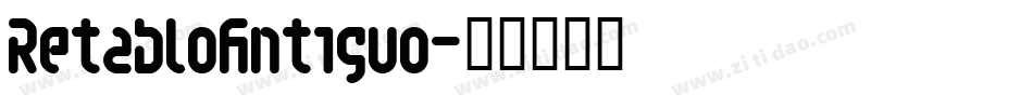 RetabloAntiguo字体转换