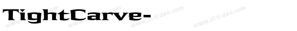 TightCarve字体转换