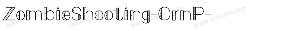 ZombieShooting-OrnP字体转换