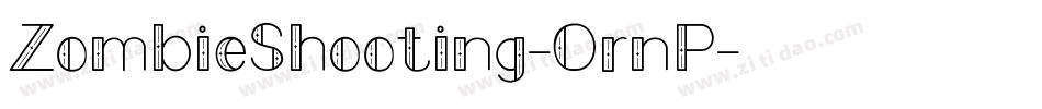 ZombieShooting-OrnP字体转换