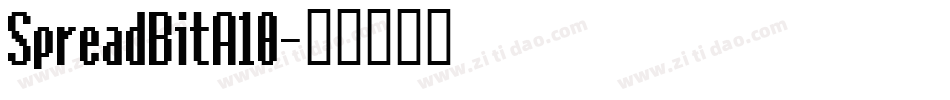 SpreadBitA10字体转换