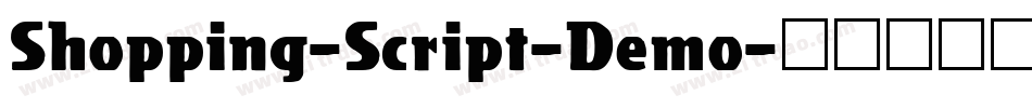Shopping-Script-Demo字体转换