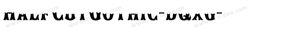HalfCutGothic-dqxg字体转换