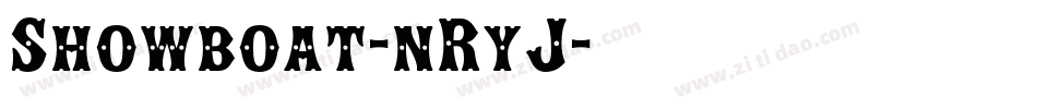 Showboat-nRyJ字体转换
