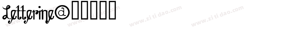 Letterine字体转换