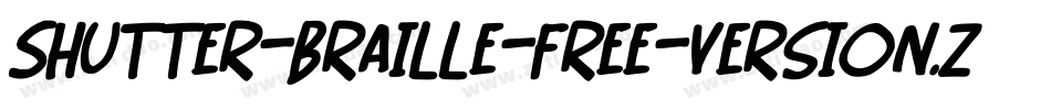 Shutter-Braille-Free-Version.zip字体转换