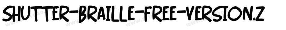 Shutter-Braille-Free-Version.zip字体转换