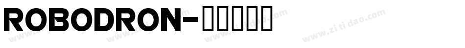 Robodron字体转换