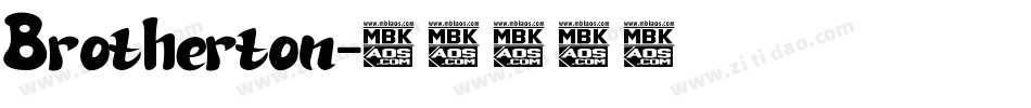 Brotherton字体转换