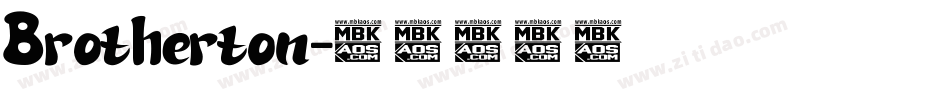 Brotherton字体转换